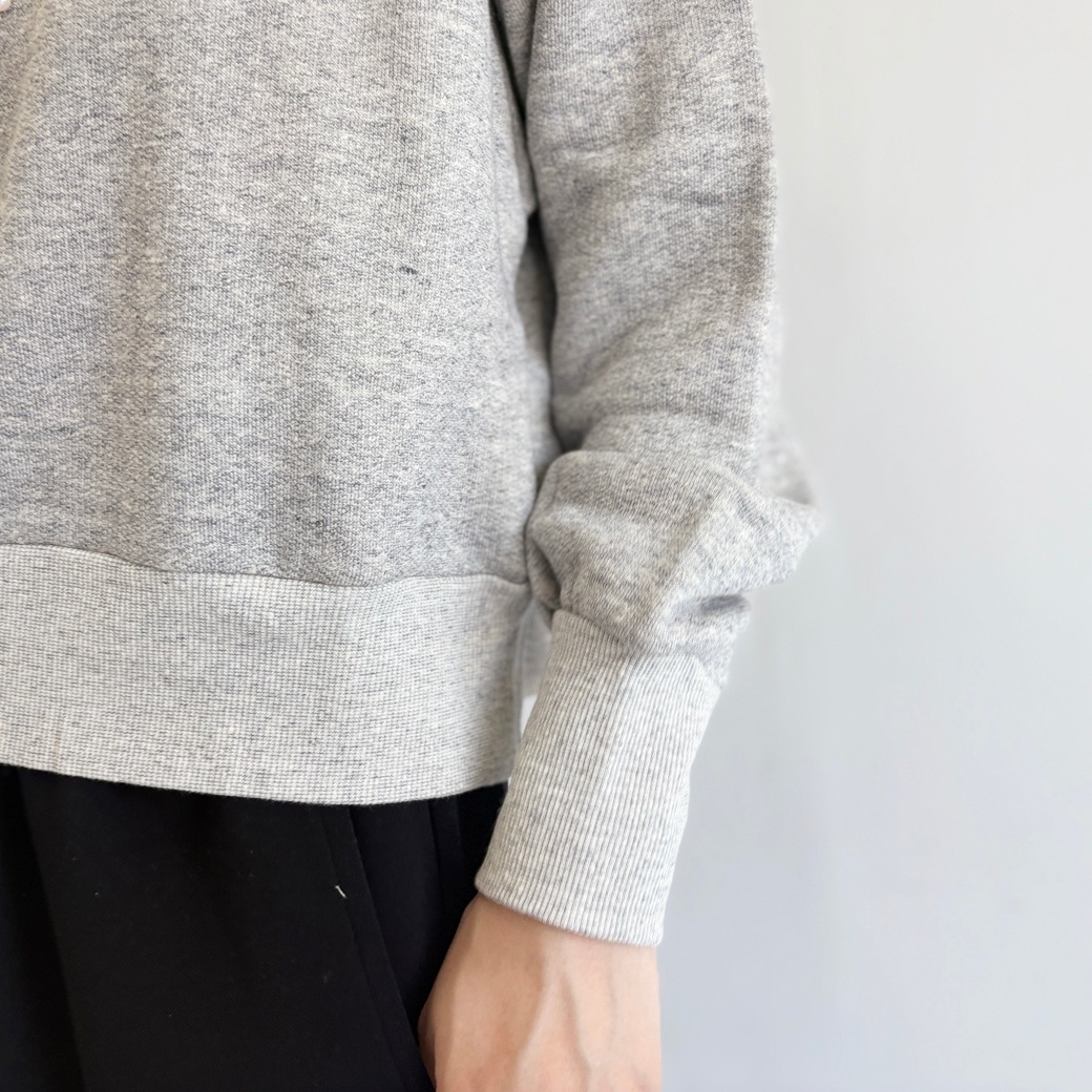 French Terry リヨセル混 ショートレングス プルオーバー