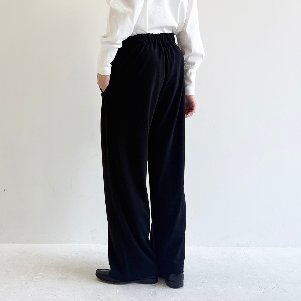 ゼロ-グポンチ＿ウエストゴム&紐ストレートパンツ