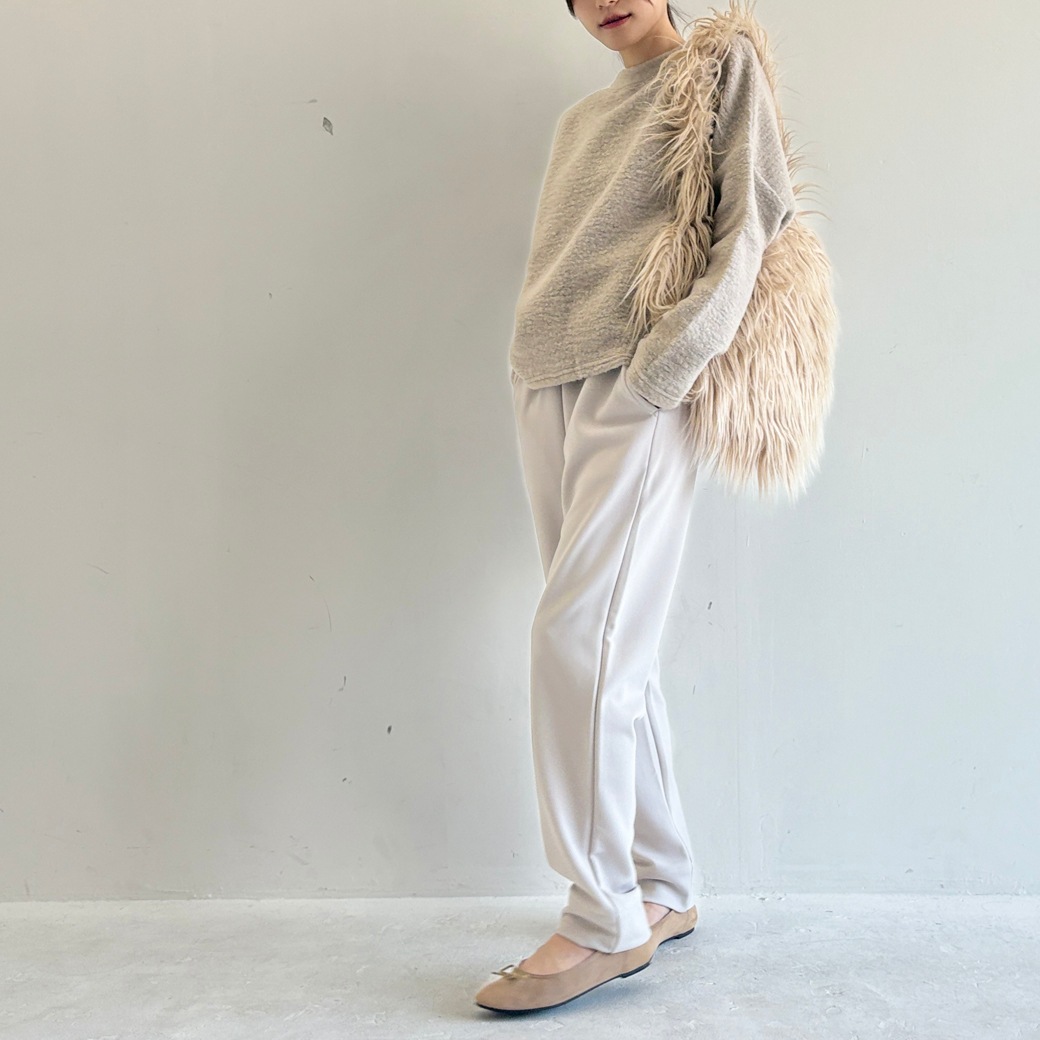 2重織ストレッチジャージ＿テイパードパンツ【セットアップ対応】