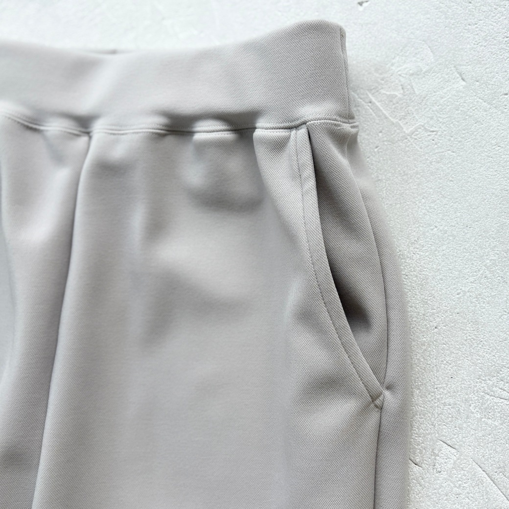 2重織ストレッチジャージ＿テイパードパンツ【セットアップ対応】