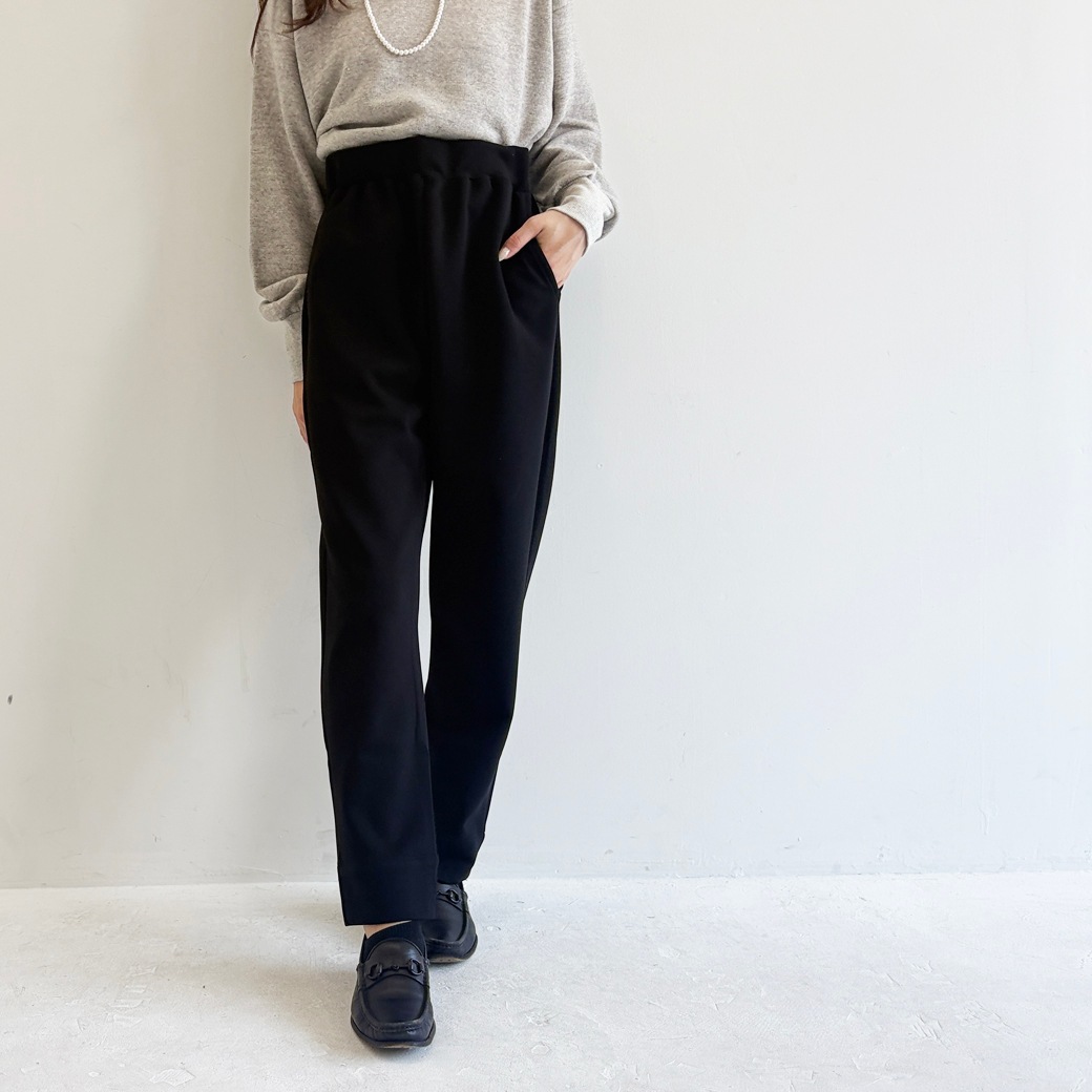 2重織ストレッチジャージ＿テイパードパンツ【セットアップ対応】