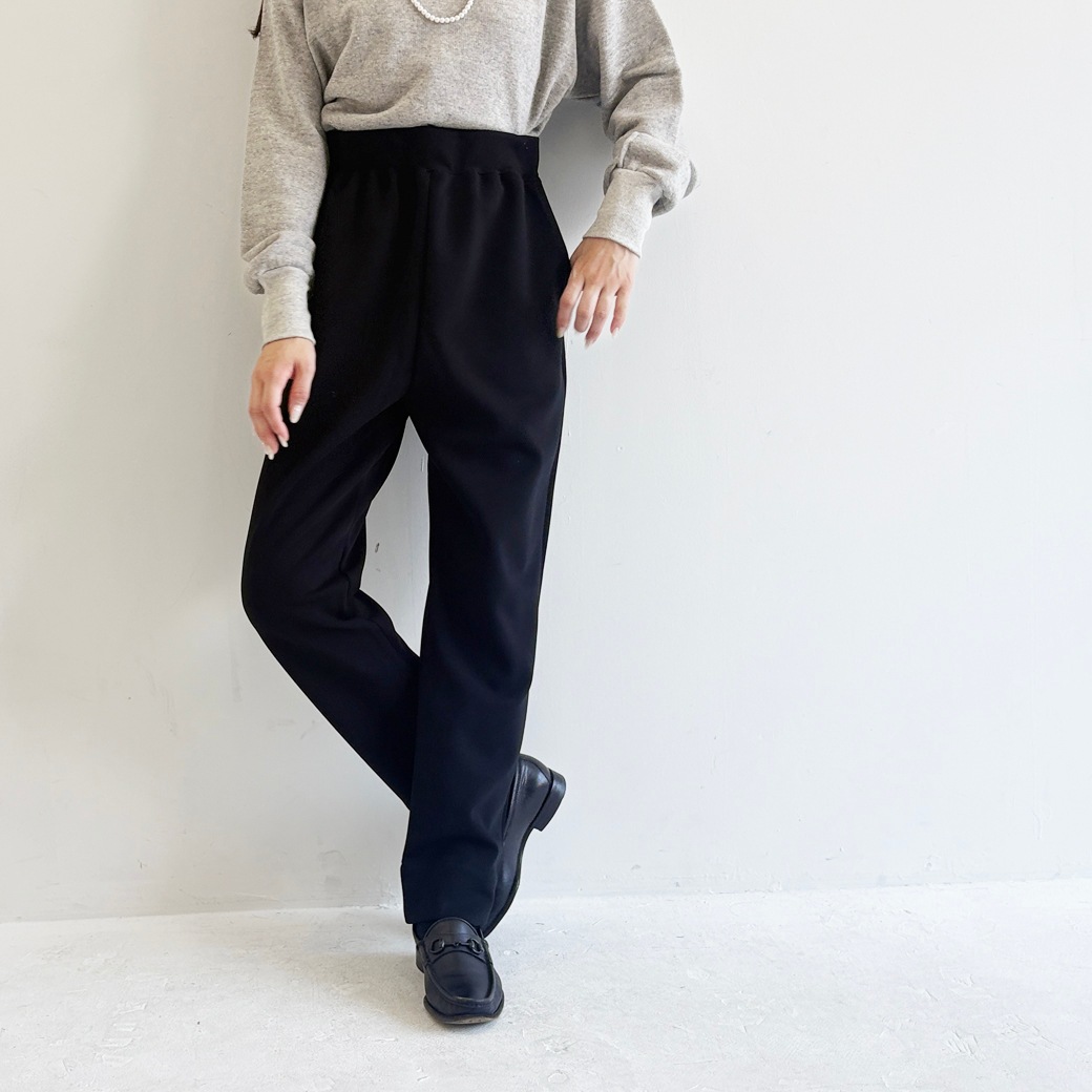 2重織ストレッチジャージ＿テイパードパンツ【セットアップ対応】