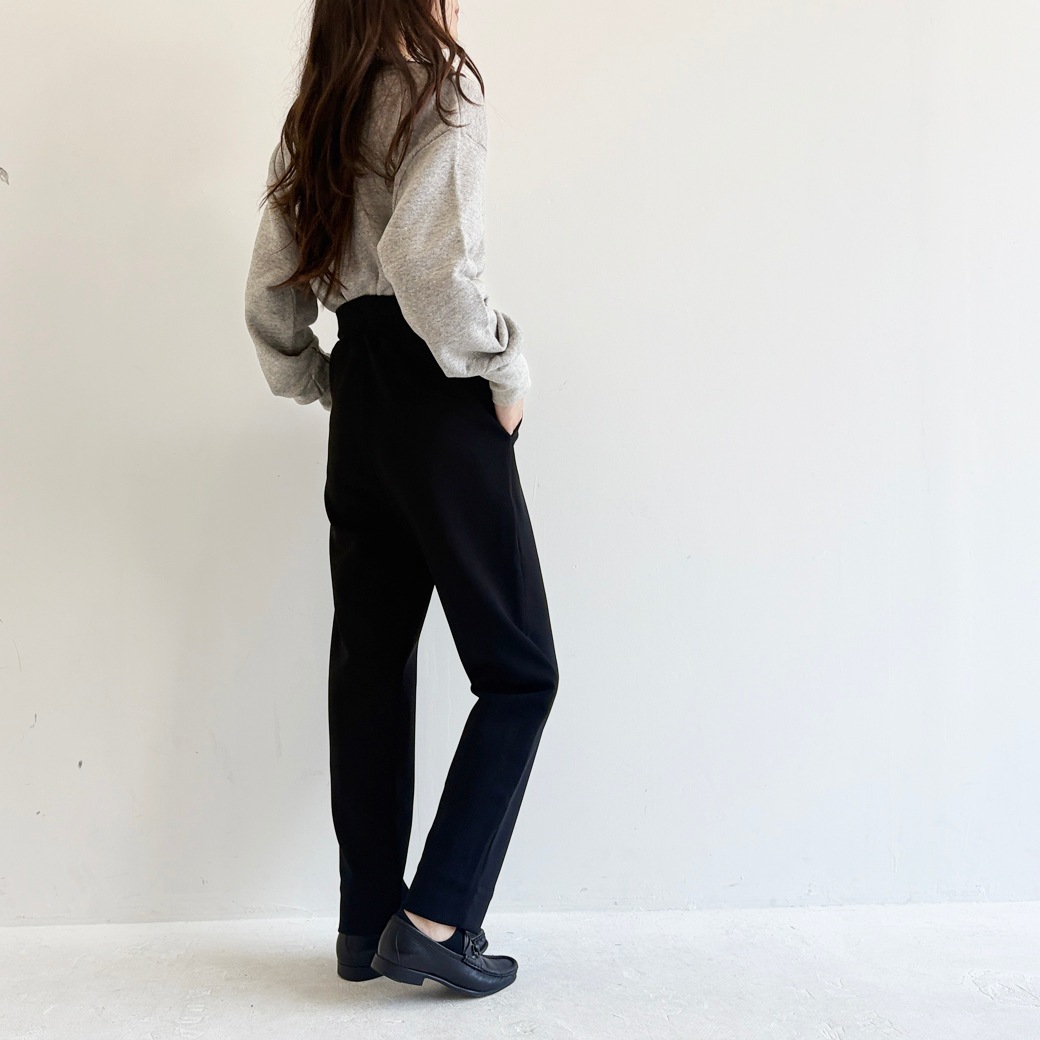 2重織ストレッチジャージ＿テイパードパンツ【セットアップ対応】