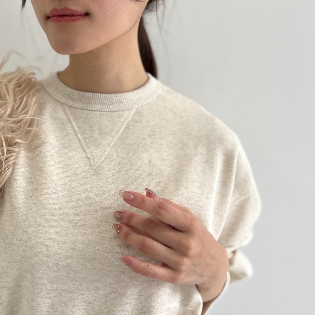 French Terry 30/10 Vガゼットトレーナー