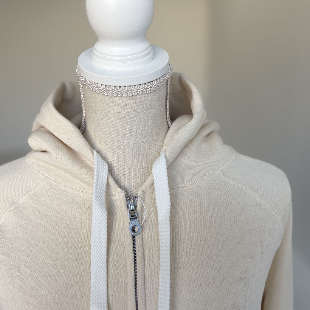 ヴィンテージ機吊り裏パイル地＿ジップアップパーカー