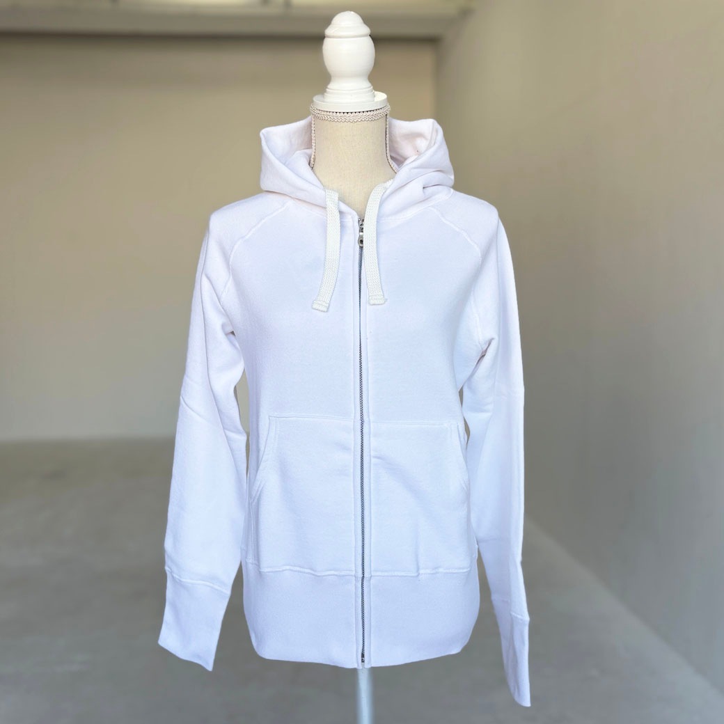 ヴィンテージ機吊り裏パイル地＿ジップアップパーカー