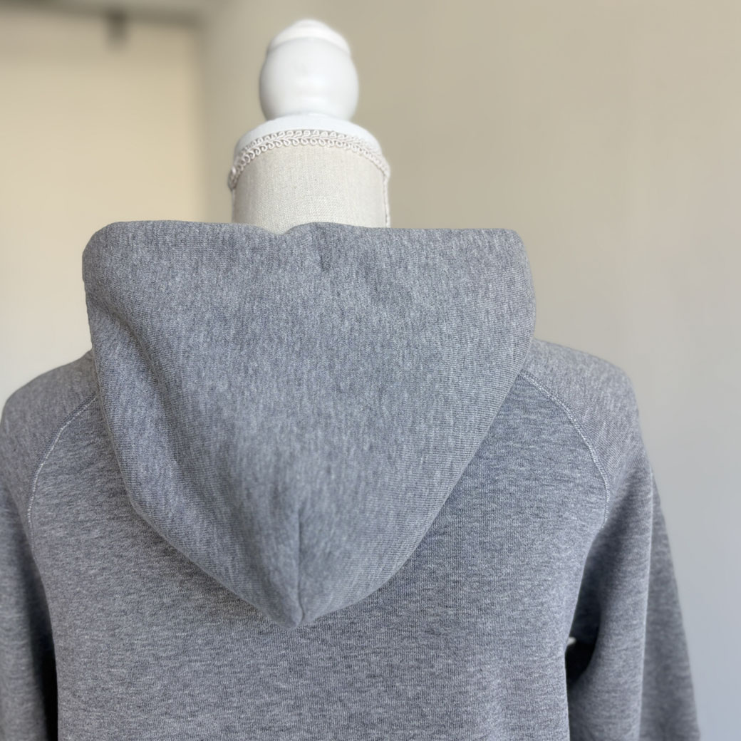 ヴィンテージ機吊り裏パイル地＿ジップアップパーカー