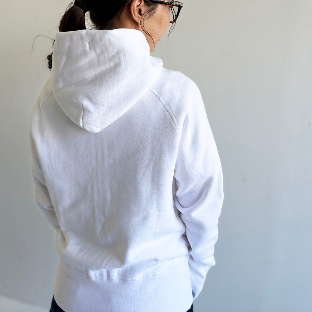 ヴィンテージ機吊り裏パイル地＿ジップアップパーカー