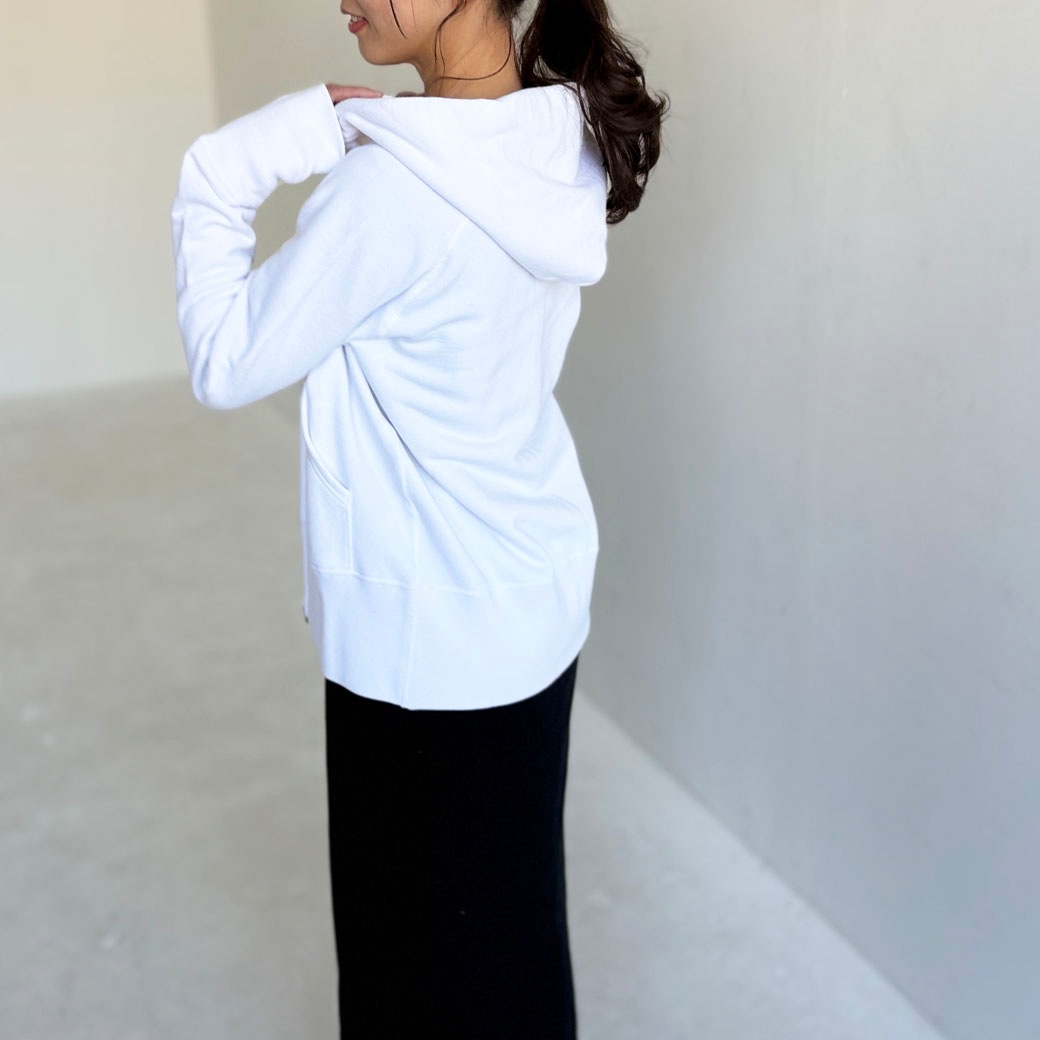 ヴィンテージ機吊り裏パイル地＿ジップアップパーカー