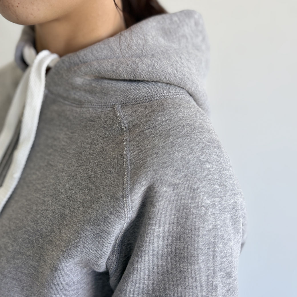 ヴィンテージ機吊り裏パイル地＿ジップアップパーカー