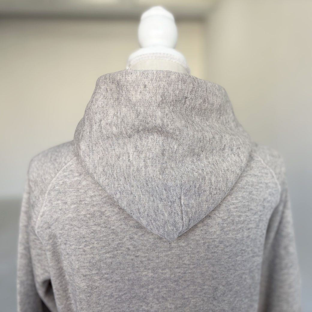 French Terry リヨセル混 ショートレングス Wジップアップパーカー