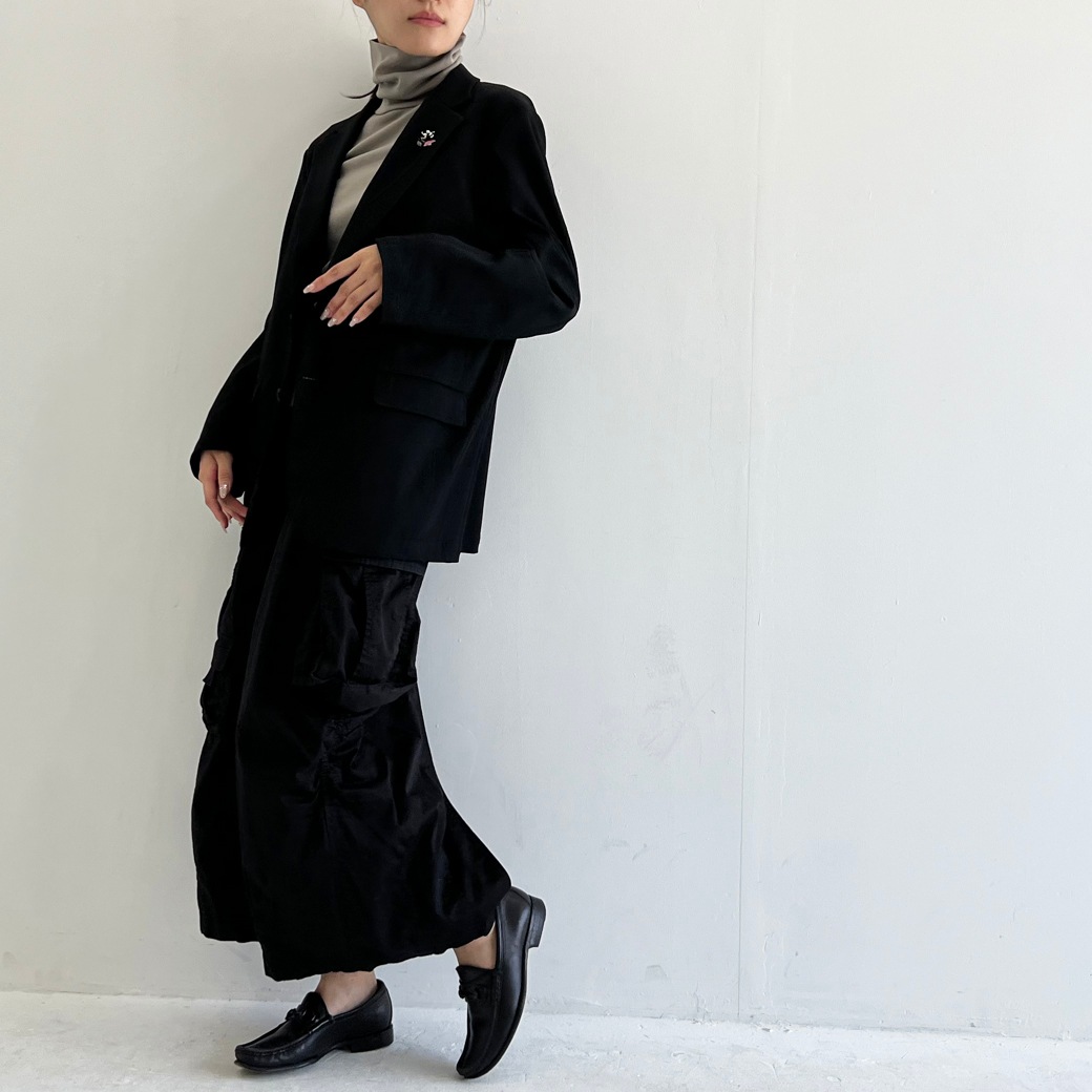 丸胴フライスタートルネック長袖