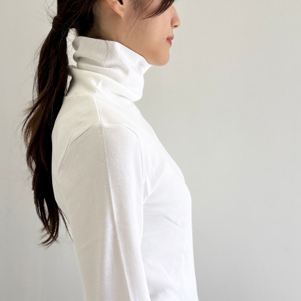 丸胴フライスタートルネック長袖