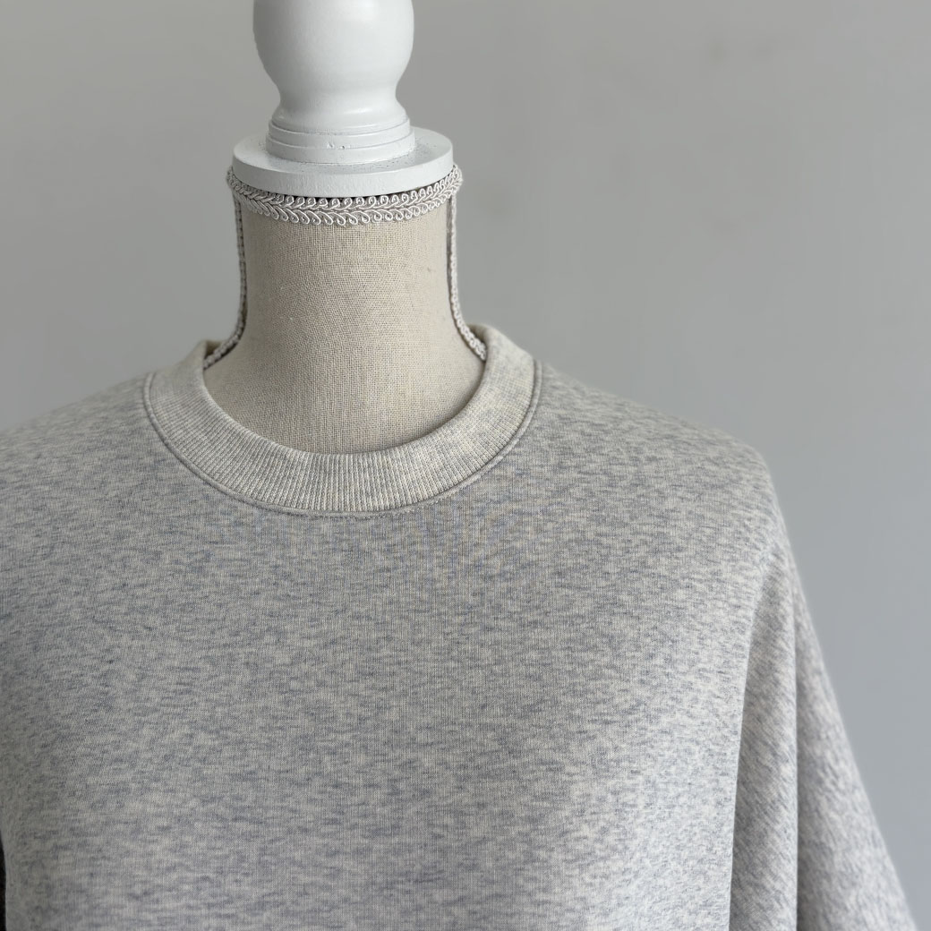 ウルトラブラッシュ裏起毛ドルマンカーブスリーブトレーナー