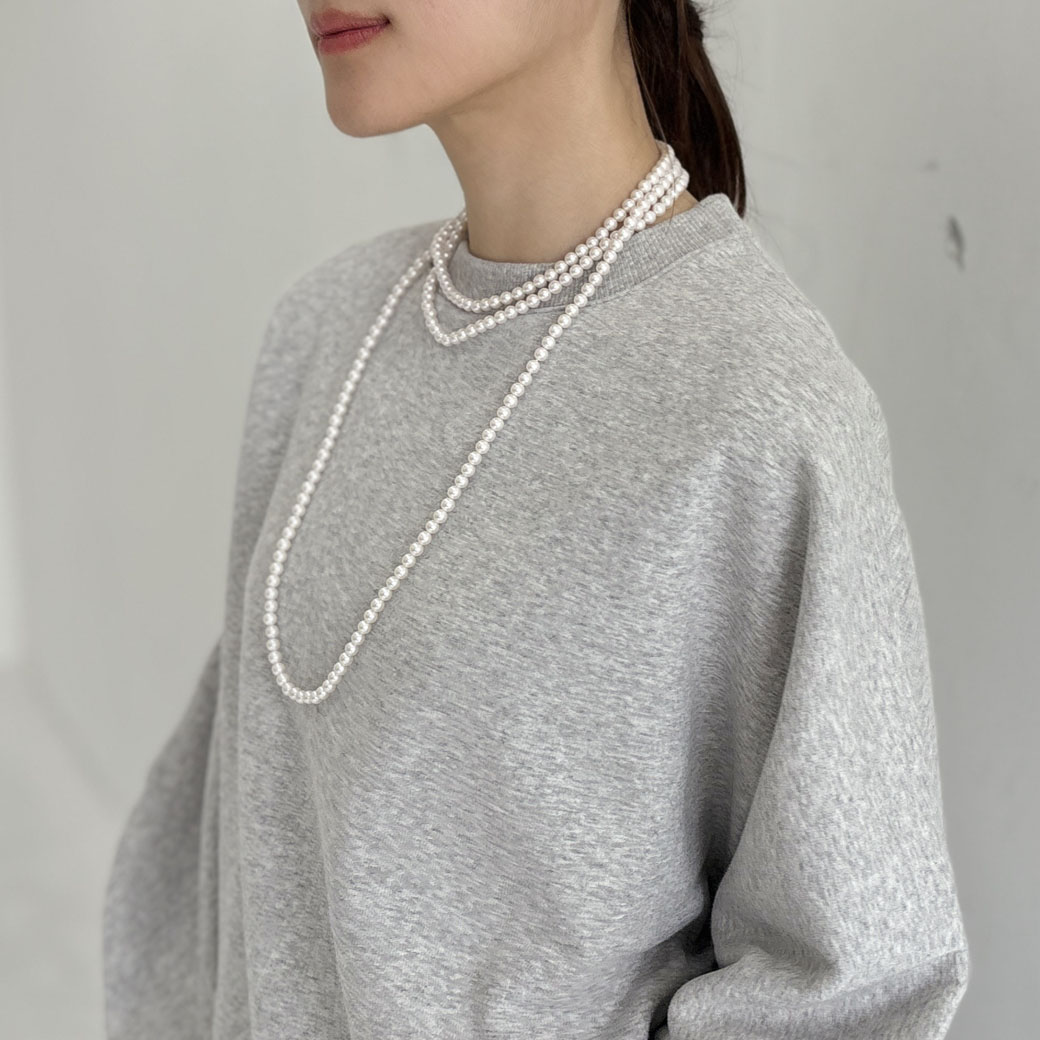 ウルトラブラッシュ裏起毛ドルマンカーブスリーブトレーナー