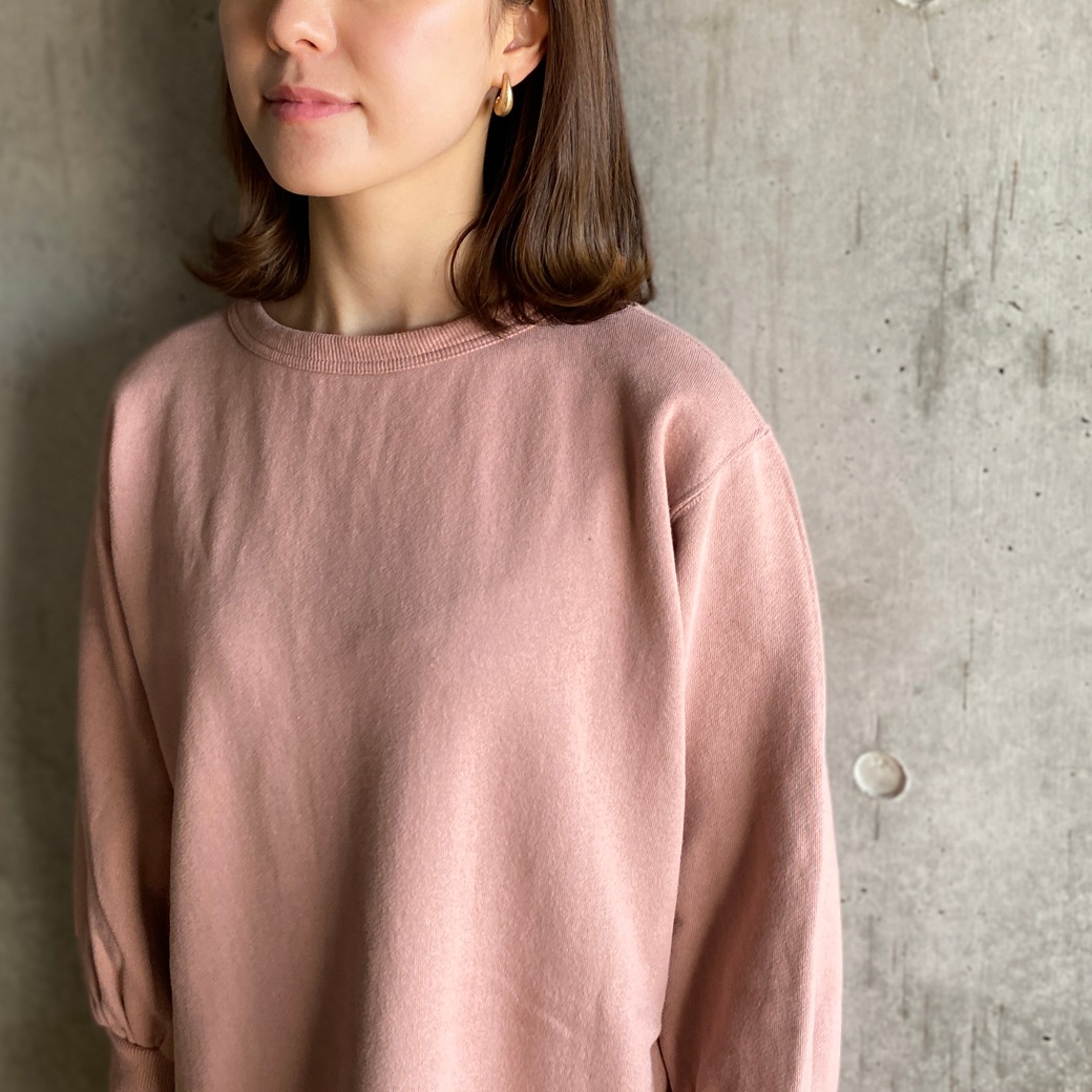 FRNCH TERRY　9分袖裏毛ワンピース