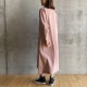 FRNCH TERRY　9分袖裏毛ワンピース