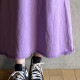 FRNCH TERRY　9分袖裏毛ワンピース