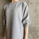 FRNCH TERRY　9分袖裏毛ワンピース