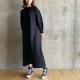 FRNCH TERRY　9分袖裏毛ワンピース