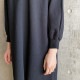 FRNCH TERRY　9分袖裏毛ワンピース