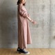 FRNCH TERRY　9分袖裏毛ワンピース