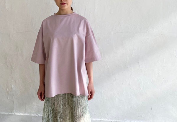 コットンポンチ　ビッグシルエットスーピマコットンTee