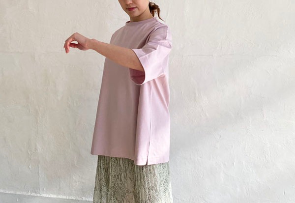 コットンポンチ　ビッグシルエットスーピマコットンTee