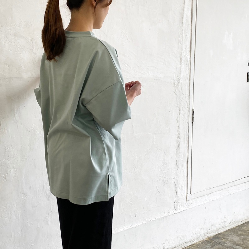 コットンポンチ　ビッグシルエットスーピマコットンTee