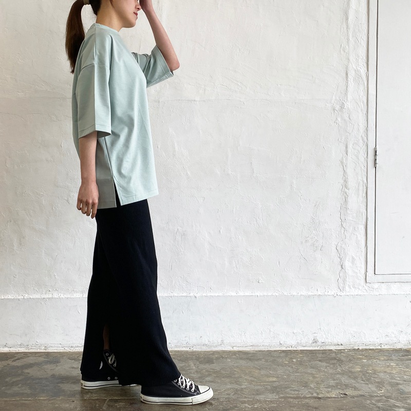 コットンポンチ　ビッグシルエットスーピマコットンTee