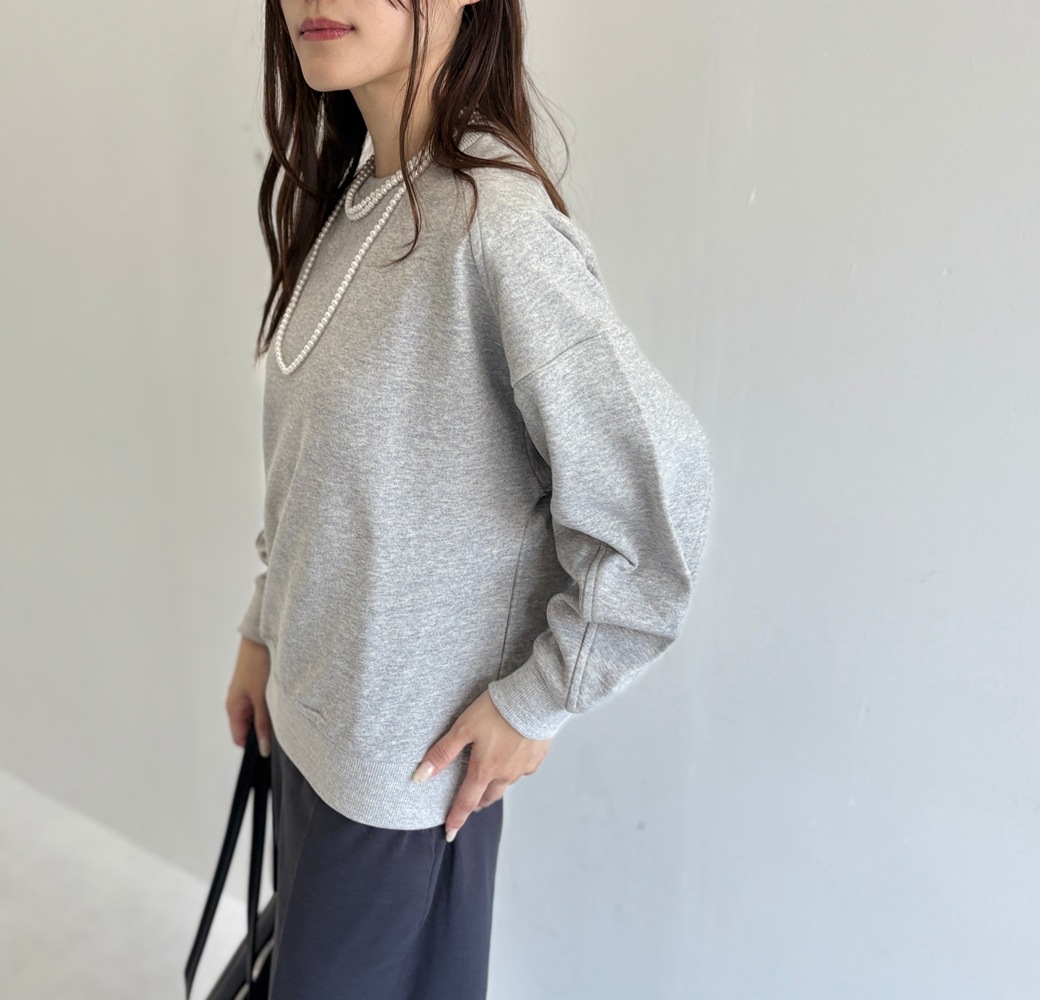 French Terry 30/10 袖カーブ切替トレーナー