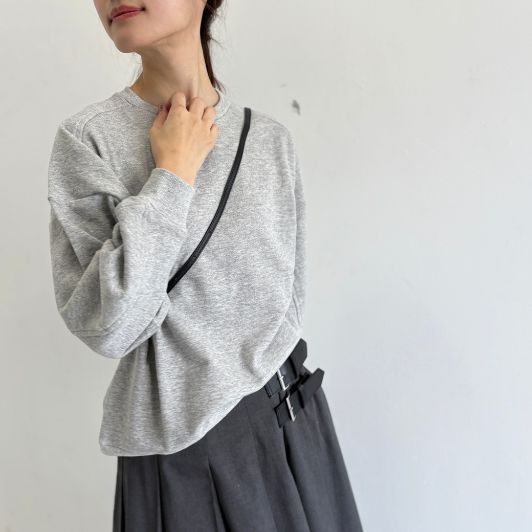 French Terry 30/10 袖カーブ切替トレーナー