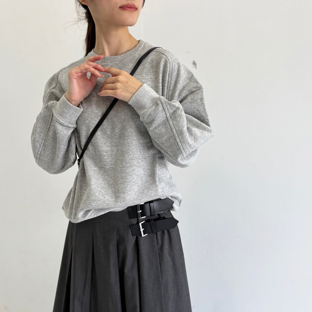 French Terry 30/10 袖カーブ切替トレーナー