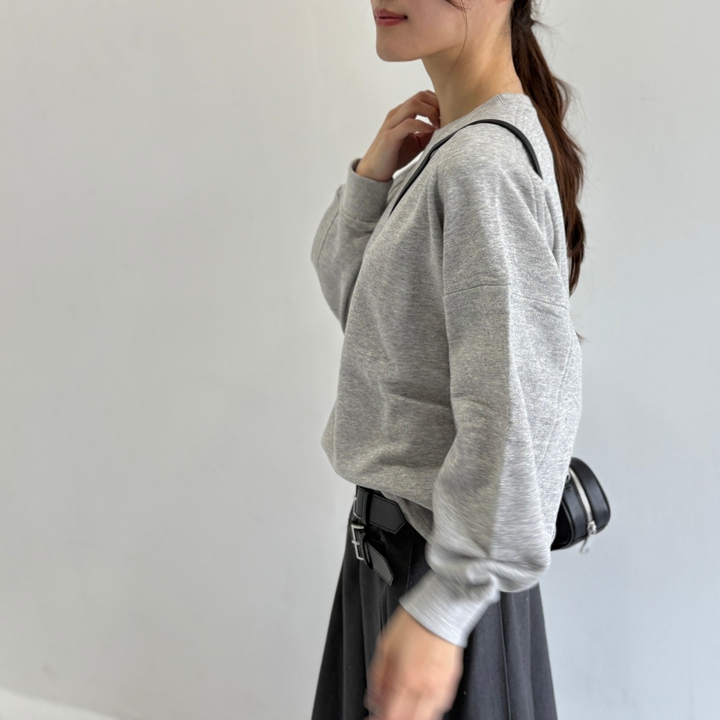 French Terry 30/10 袖カーブ切替トレーナー