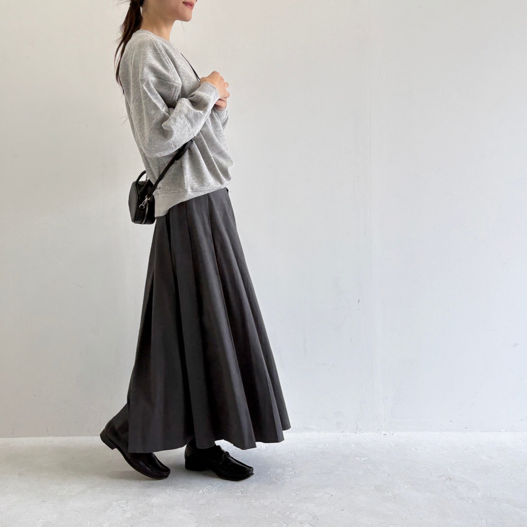 French Terry 30/10 袖カーブ切替トレーナー