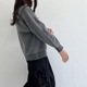 袖カーブ切替30/10フレンチテリートレーナー