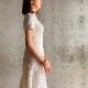 丸銅コットンフライス＿スクープネック半袖