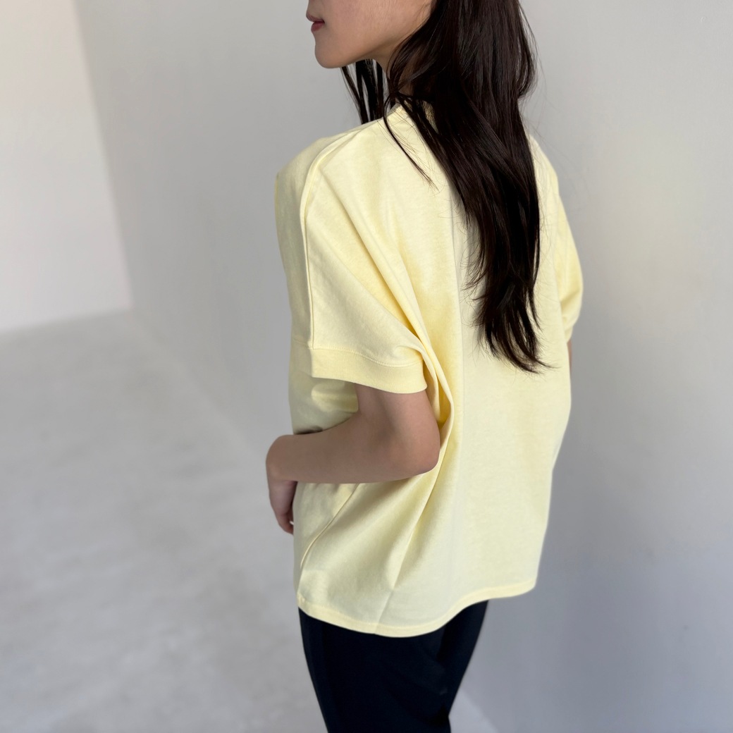 USAコットン　ドルマンハーフスリーブ プルオーバー