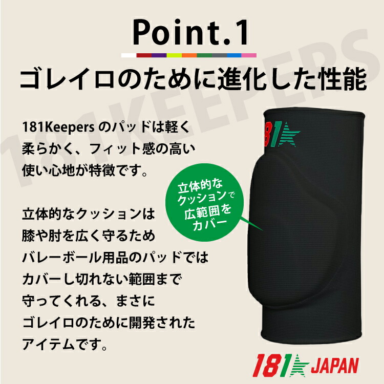 スポーツ用 膝パッド【181Keepers】Knee Pads Model9 膝