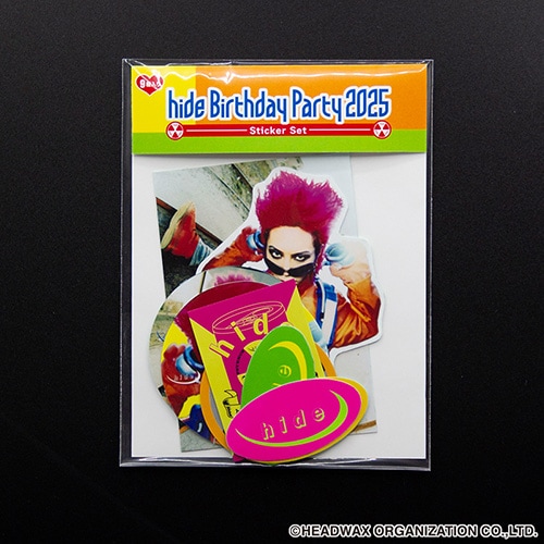 hide Birthday Party 2025 ステッカーセット（全9種） | hide OFFICIAL