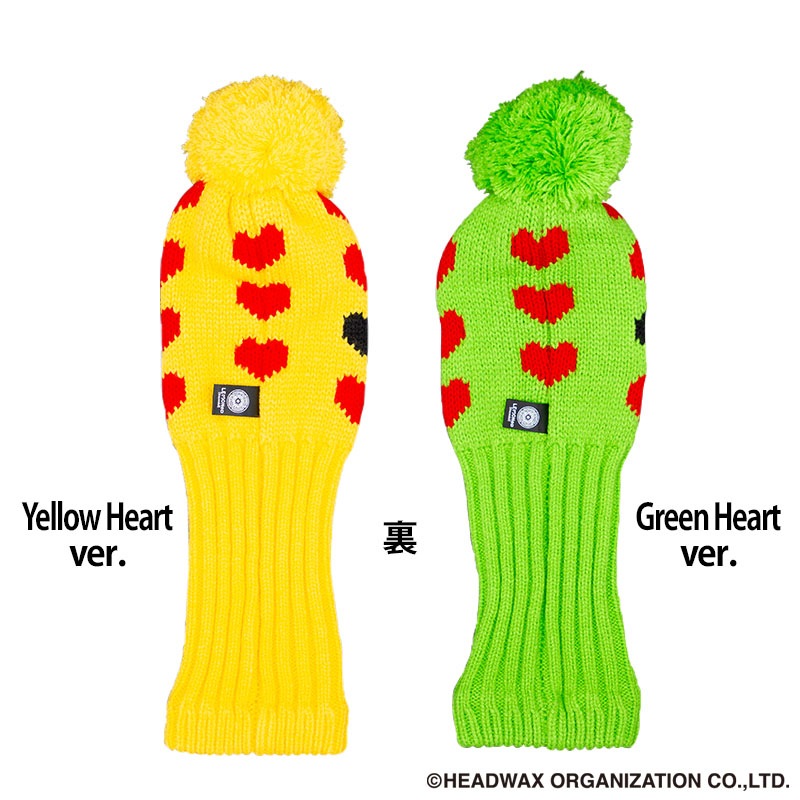 LEMONeD GOLF �ɥ饤�С��ѥإåɥ��С���Yellow Heart ver. / Green Heart ver.��