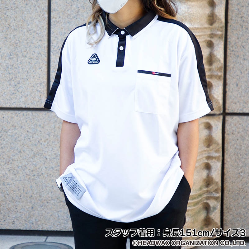LEMONeD GOLF ドライポロシャツ type1（White ver.） | hide OFFICIAL