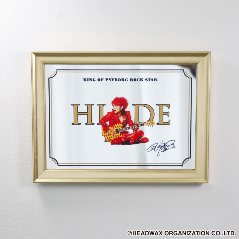hide パブミラー KING OF PSYBORG ROCK STAR (GOLD ver.) | hide
