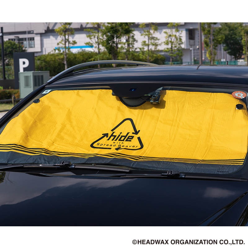 hide Car Sunshade Yellow ver.