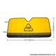 hide Car Sunshade Yellow ver.