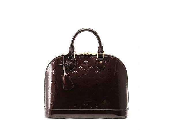 LOUIS VUITTON ルイ・ヴィトン アルマPM ハンドバッグ ヴェルニ アマラント M91611