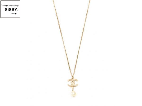 CHANEL シャネル CCマーク フェイクパール ネックレス
