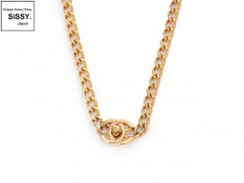 CHANEL シャネル CCマーク ターンロック ネックレス ゴールド|アクセサリー