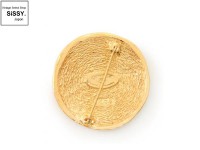 CHANEL シャネル ロゴ ブローチ ゴールド カンボン31|アクセサリー