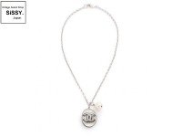 CHANEL シャネル CCマーク クリアストーン フェイクパール ネックレス シルバー 黒|アクセサリー